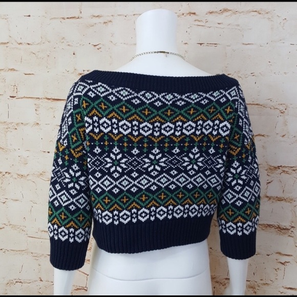 3/40$ BDG cropped fait isle sweater - Picture 3 of 6